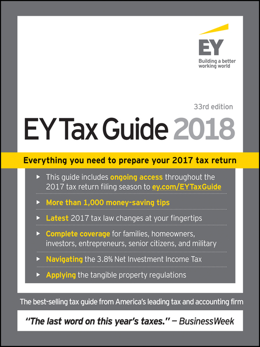 Title details for Ernst & Young Tax Guide 2018 by Ernst & Young LLP - Available